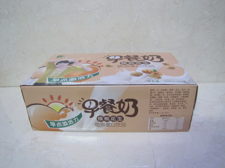 核桃花生早餐奶250ml