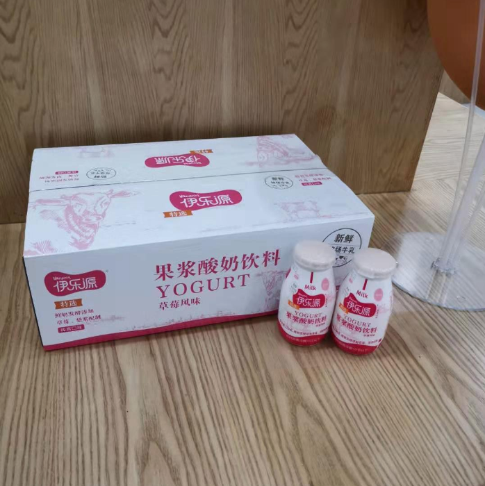 伊乐源果浆酸奶饮料24瓶