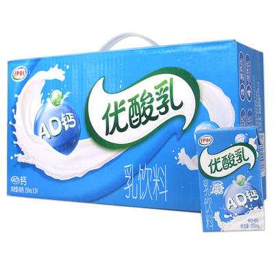伊利AD钙味优酸乳24瓶