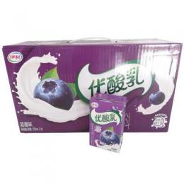 伊利蓝莓味优酸乳24瓶
